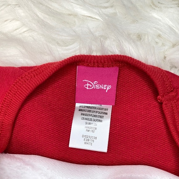 NWT Disney Minnie Mouse Red & White Sweatshirt 6X - Picture 4 of 8